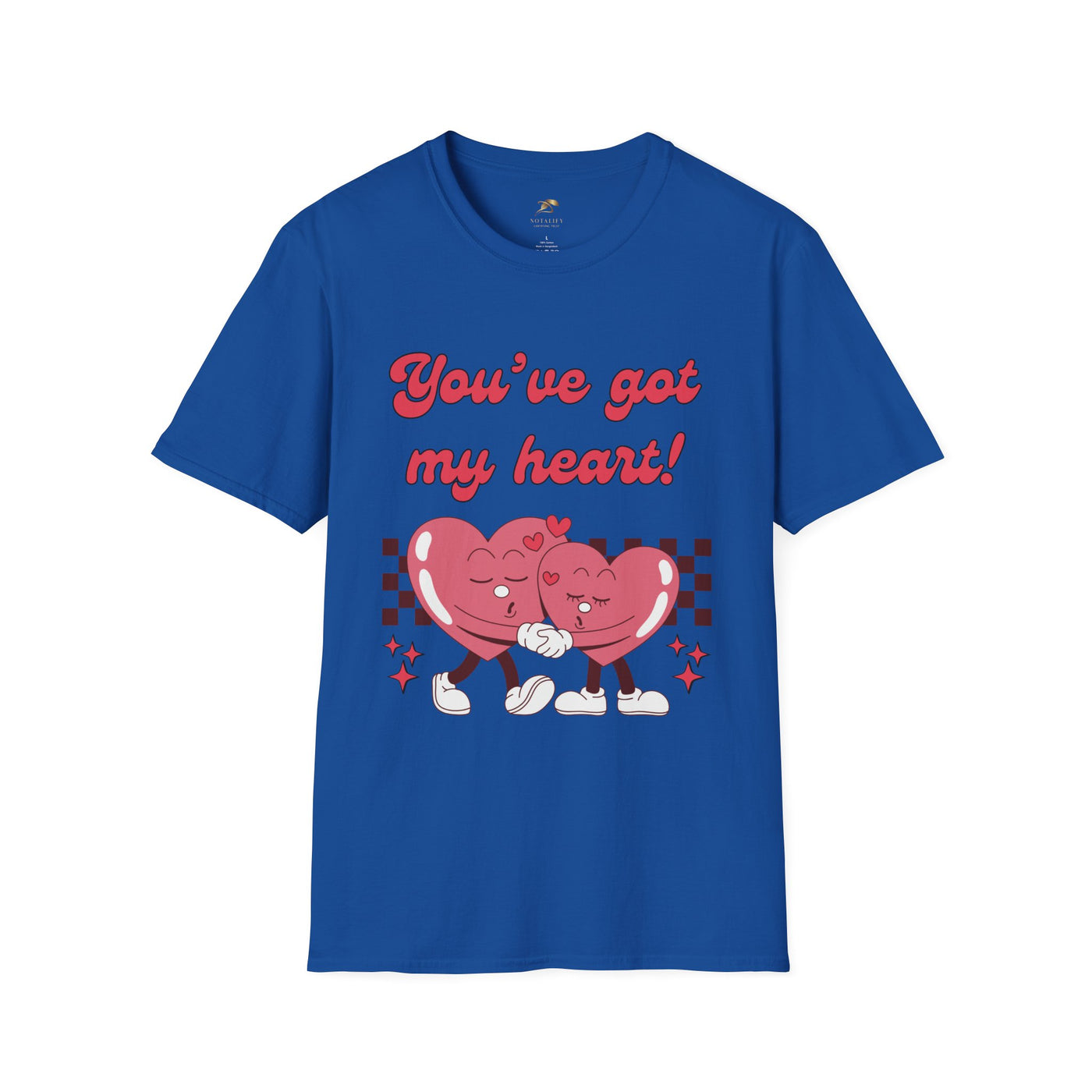 Heart Graphic Tee, Valentine's Day T-Shirt, Love Quote Shirt, Unisex Softstyle Top, Heart Design Tee, Valentine's Day Gift - NOTALIFY