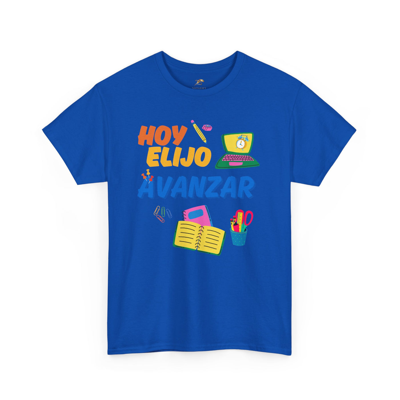 Hoy Elijo Avanzar Spanish Motivational T-Shirt | Back to School Teacher Tee | Growth Mindset Shirt | Spanish Student Gift | Unisex Tee