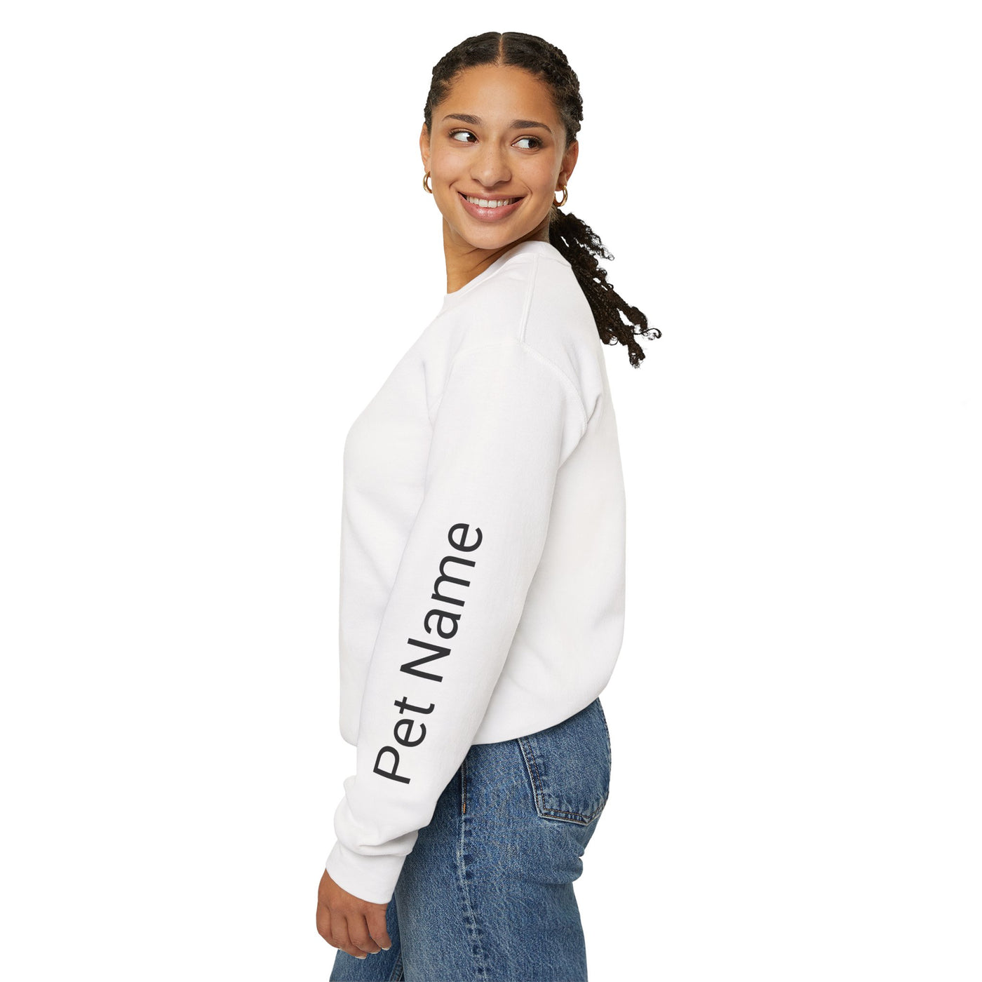 Dachshund Dog Lover Sweatshirt, Pet's Name Personalized Gift Idea, Dachshund Dog Owner Apparel, Custom Dog Paw Print Jumper, Comfy Crewneck - NOTALIFY