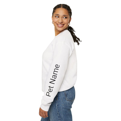 Dachshund Dog Lover Sweatshirt, Pet's Name Personalized Gift Idea, Dachshund Dog Owner Apparel, Custom Dog Paw Print Jumper, Comfy Crewneck - NOTALIFY