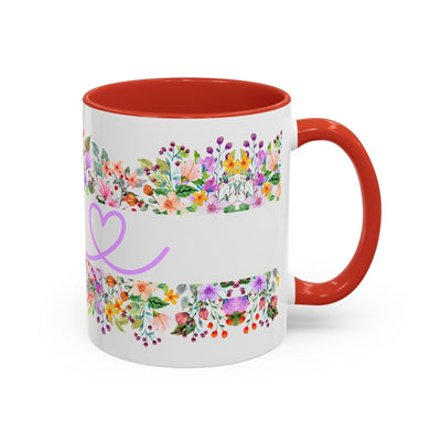 Mug, Floral Garden Beautiful Cute Mama Love Coffee Cup