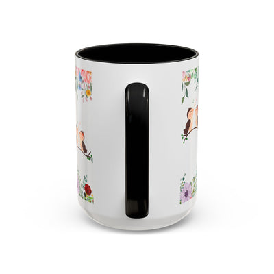 Mug, Inspirational Ceramic Cup w/ Flower Design, Bloom where you are planted, Gift for her/him, Quote Tea Mug, Home Office Decor, - NOTALIFY