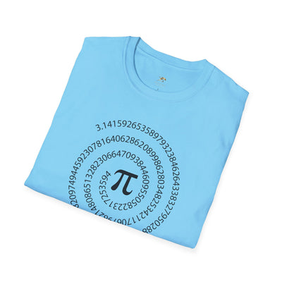 Pi Day Unisex Softstyle T-Shirt, Math Geek Gift, Irrationally Awesome 