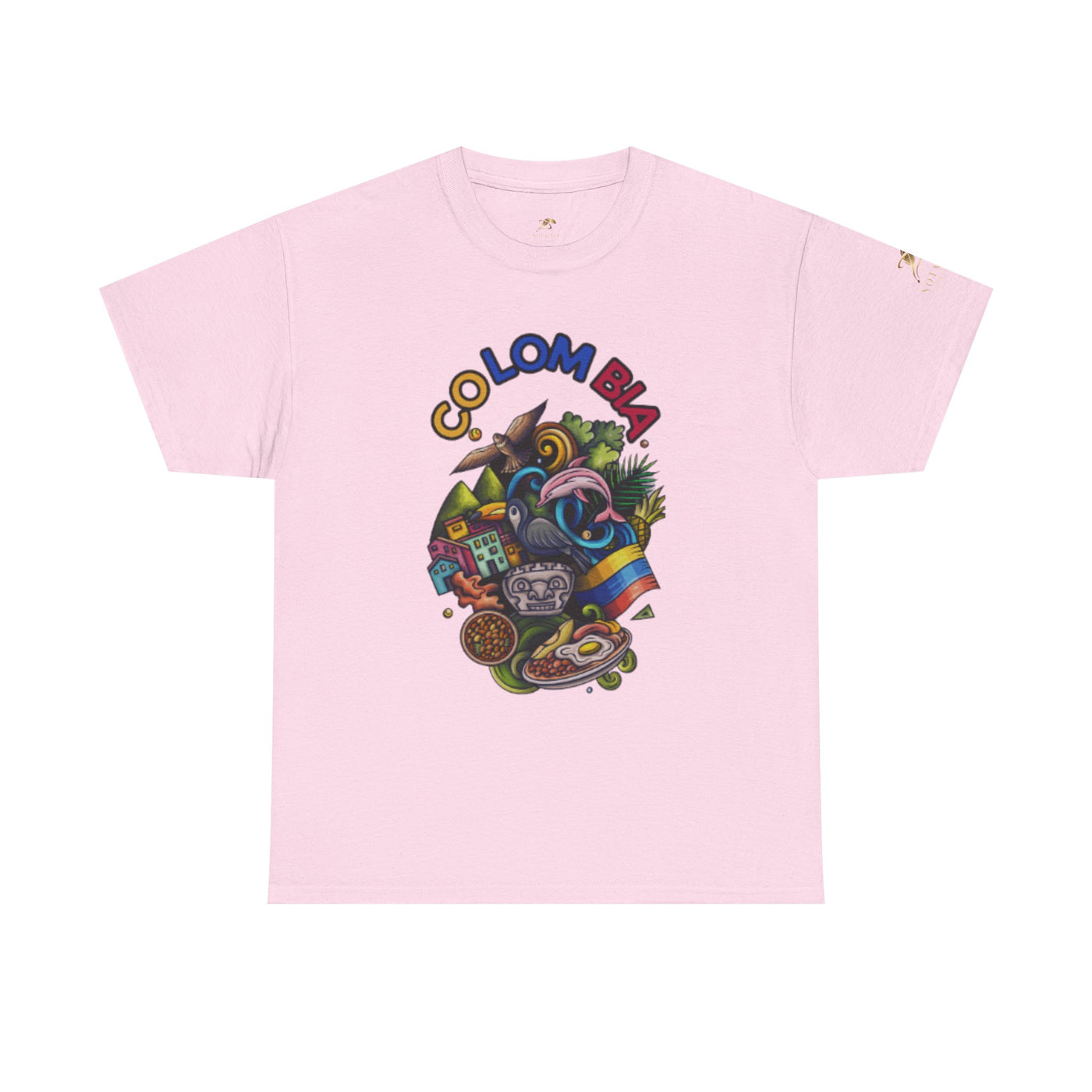 Colorful Unisex Heavy Cotton Tee with Joyful Message, Fun T-Shirt, Casual Wear, Gift for Friends, Summer Vibes, Festival Apparel - NOTALIFY