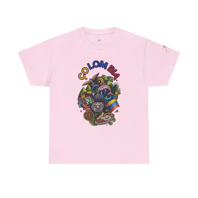 Colorful Unisex Heavy Cotton Tee with Joyful Message, Fun T-Shirt, Casual Wear, Gift for Friends, Summer Vibes, Festival Apparel - NOTALIFY