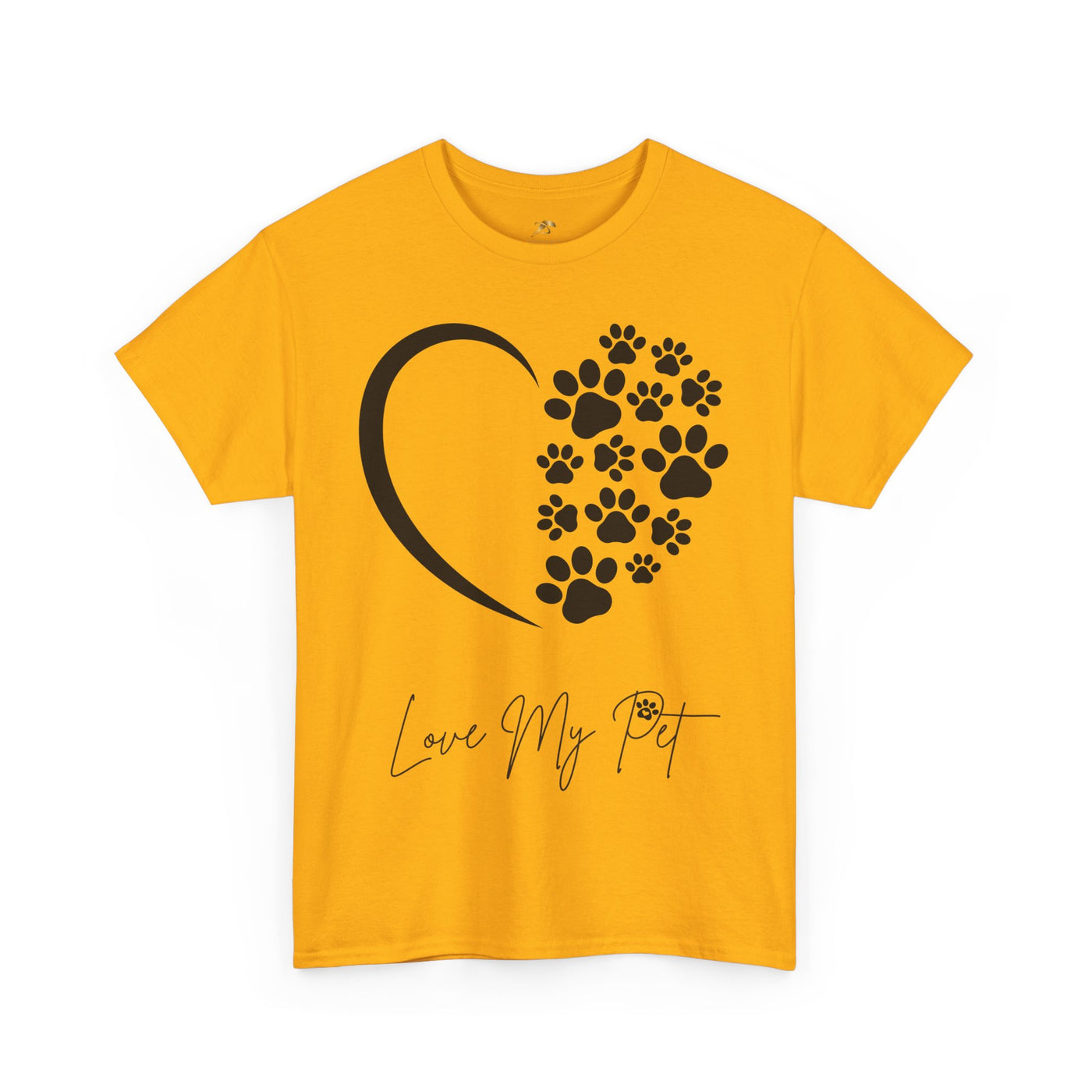 Pet Lover Unisex Heavy Cotton Tee, Love My Pet Shirt, Dog Cat Owner Gift, Animal Lover Apparel, Pet Tee - NOTALIFY