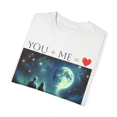 Moon and Back Unisex T-shirt, Celestial Love Tee, Outer Space Shirt, Romantic Gift, Astronomy Top - NOTALIFY