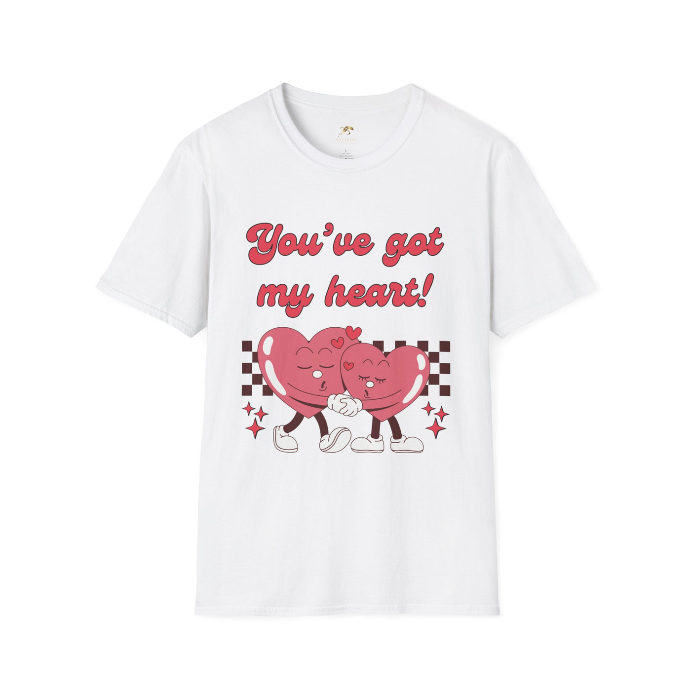 Heart Graphic Tee, Valentine's Day T-Shirt, Love Quote Shirt, Unisex Softstyle Top, Heart Design Tee, Valentine's Day Gift - NOTALIFY