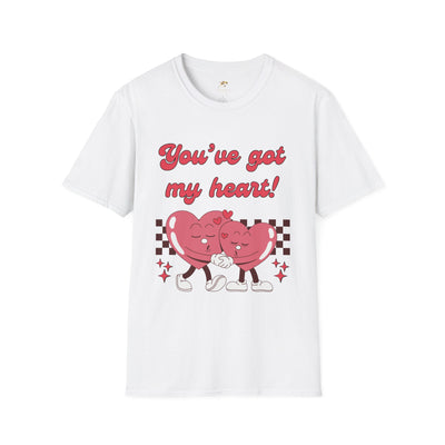 Heart Graphic Tee, Valentine's Day T-Shirt, Love Quote Shirt, Unisex Softstyle Top, Heart Design Tee, Valentine's Day Gift - NOTALIFY