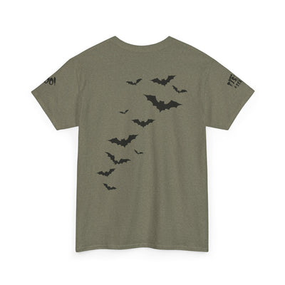 NOTALIFY Halloween Just Here for the Boo Graphic Tee, Spooky T-Shirt, Fun Fall Apparel, Unisex Halloween Tee, Gnome & Bats