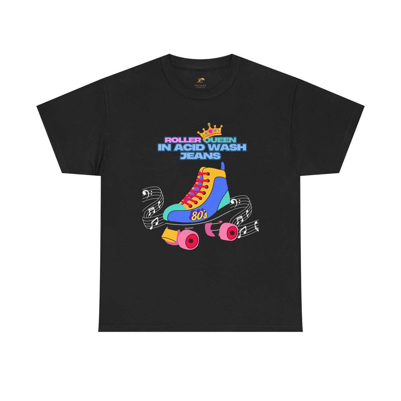 Roller Queen in Acid Wash Tee, Vintage Roller Skating Shirt, Retro 80s Graphic Tee, Unisex Graphic T-Shirt, Roller Derby Shirt, Roller Disco - NOTALIFY