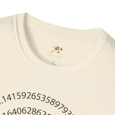 Pi Day Unisex Softstyle T-Shirt, Math Geek Gift, Irrationally Awesome Tee, March 14 Celebration Shirt, Mathematics Lover Top - NOTALIFY