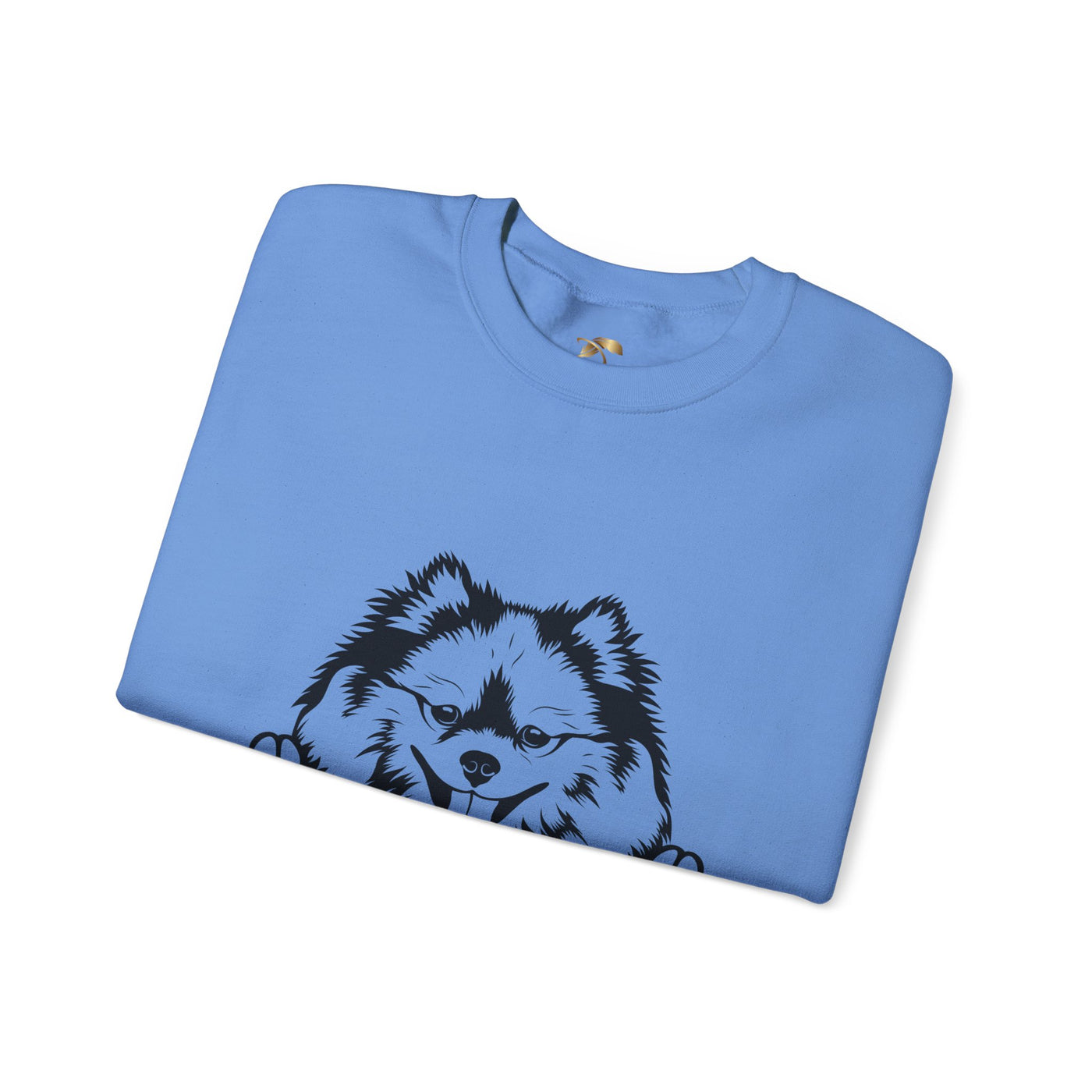 Pomeranian Lover Sweatshirt, Pet's Name Personalized Gift Idea, Pomeranian Dog Owner Apparel, Custom Dog Paw Print Jumper, Comfy Crewneck - NOTALIFY