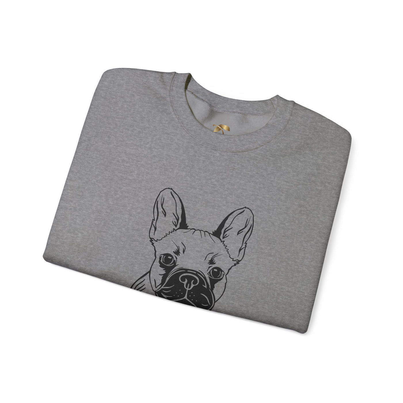 Frenchie Dog Lover Sweatshirt, Pet's Name Personalized Gift Idea, Frenchie Dog Owner Apparel, Custom Dog Paw Print Jumper, Comfy Crewneck