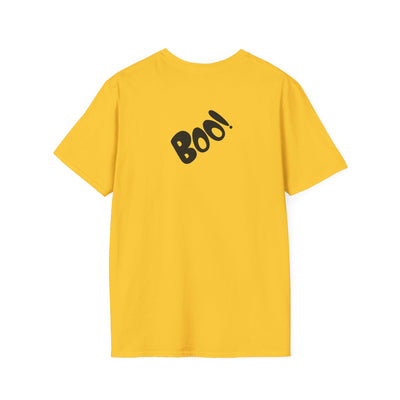 NOTALIFY Just Here for the Boo Dog Halloween TEE | Cute Puppy Costume | Soft Cotton | Fun Fall Outfit for Kids & Adults