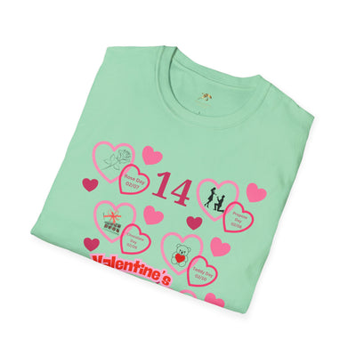 Valentines Week Love Unisex T-Shirt - Kiss Day Proposal Promise Hug Teddy Chocolate Tee Gift for Him - NOTALIFY