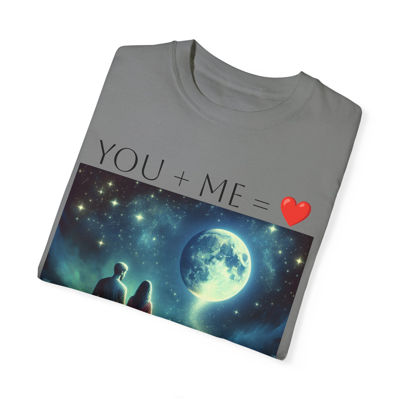 Moon and Back Unisex T-shirt, Celestial Love Tee, Outer Space Shirt, Romantic Gift, Astronomy Top - NOTALIFY