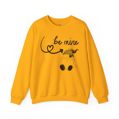 BE MINE Gnome Unisex Sweatshirt, Warm Crewneck Jumper, Comfy Pullover,