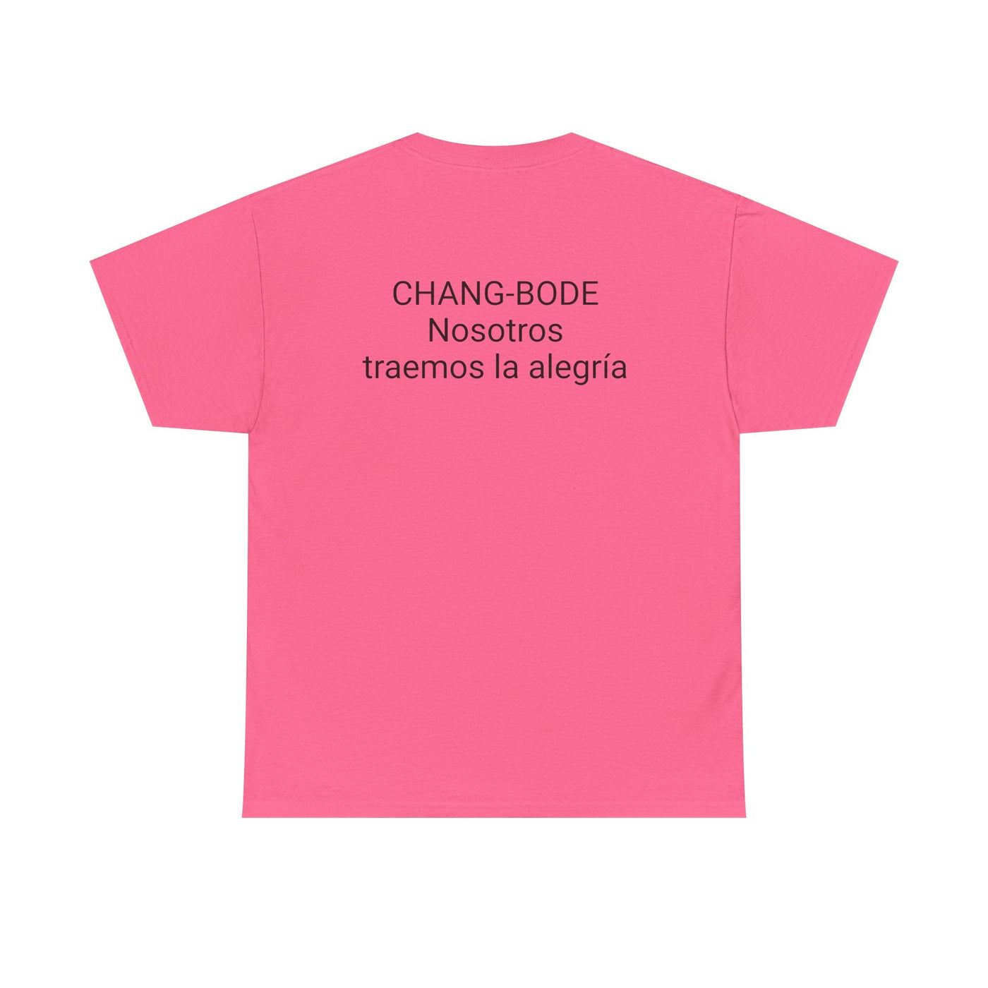 Colorful Unisex Heavy Cotton Tee with Joyful Message, Fun T-Shirt, Cas