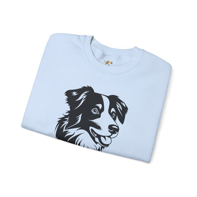 Collie Lover Sweatshirt, Pet's Name Personalized Gift Idea, Collie Dog Owner Apparel, Custom Dog Paw Print Jumper, Comfy Crewneck - NOTALIFY