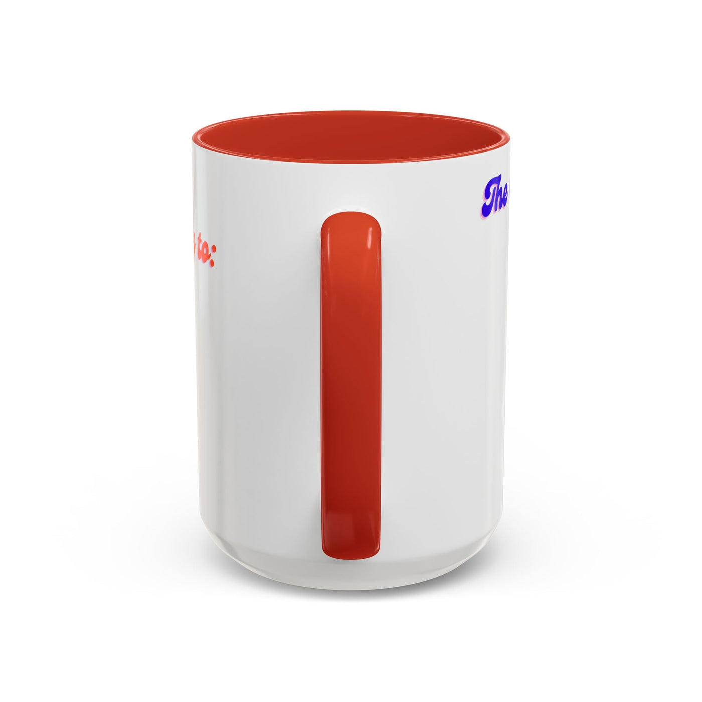 Infinity Butterfly Mug with vibrant colors and red interior, coffee cup for inspiration and creativity, 11oz or 15oz.