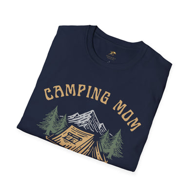 Camping Mom T-Shirt, Campfire Memories Tee, Outdoor Adventure Shirt, Nature Lover Gift, Family Camping Top, Mother's Day, Mom Memories - NOTALIFY