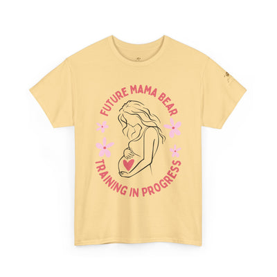Maternity T-Shirt, Future Mama Bear, Training in Progress, Pregnancy Announcement Shirt, Baby Shower Gift, Gender Reveal Top, Mother's Day - NOTALIFY