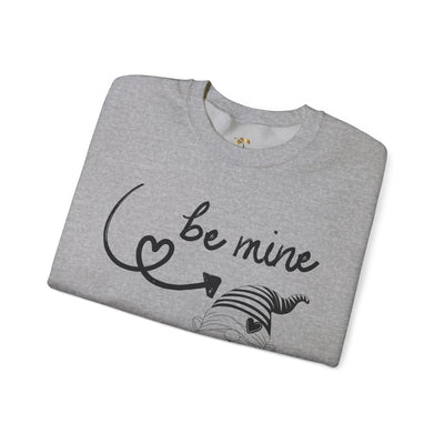 BE MINE Gnome Unisex Sweatshirt, Cozy Crewneck Jumper, Soft Pullover, Gender-Neutral Sweater, Casual Winter Shirt - NOTALIFY