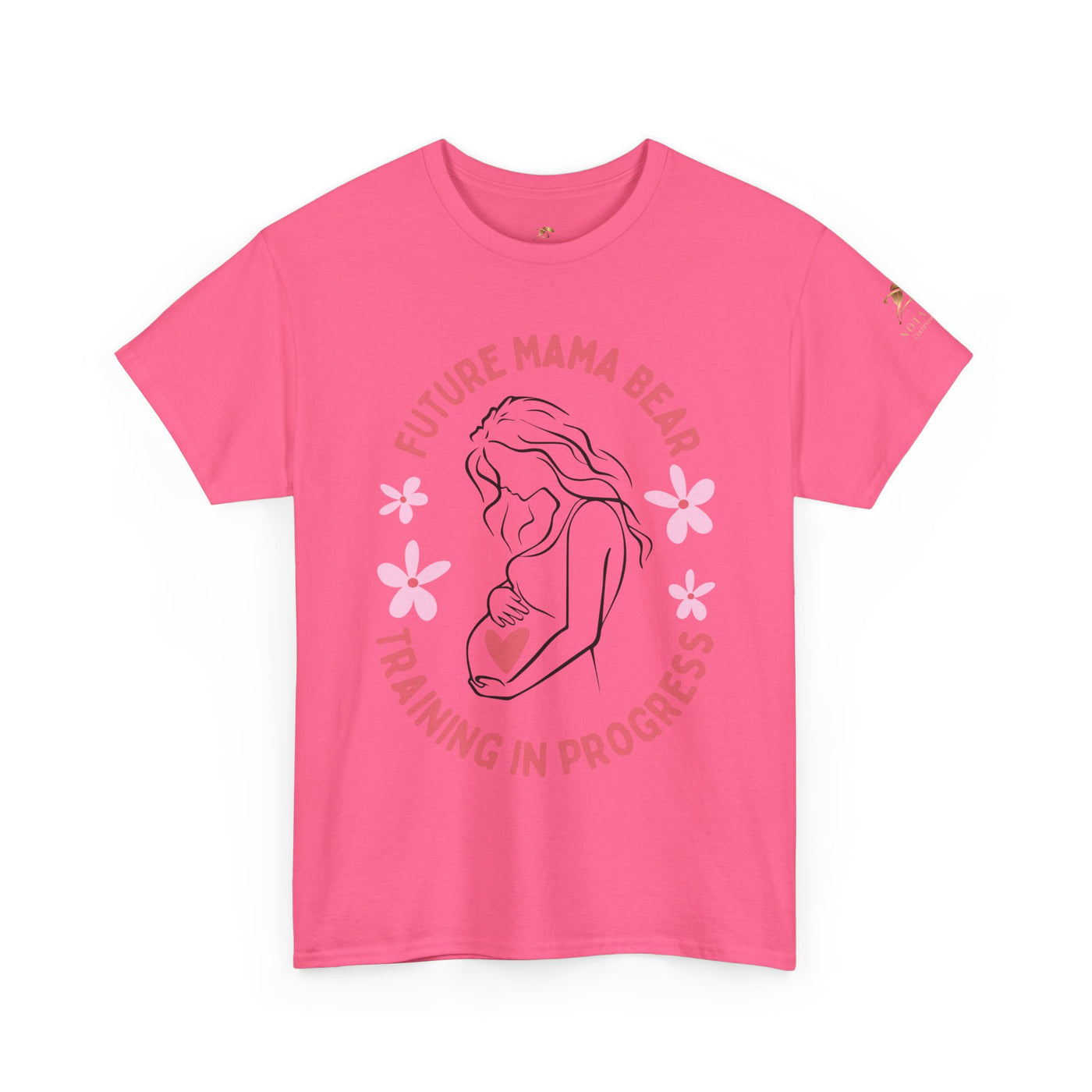 Maternity T-Shirt, Future Mama Bear, Training in Progress, Pregnancy Announcement Shirt, Baby Shower Gift, Gender Reveal Top, Mother's Day - NOTALIFY