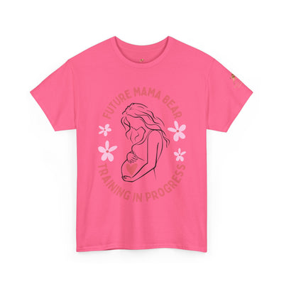 Maternity T-Shirt, Future Mama Bear, Training in Progress, Pregnancy Announcement Shirt, Baby Shower Gift, Gender Reveal Top, Mother's Day - NOTALIFY