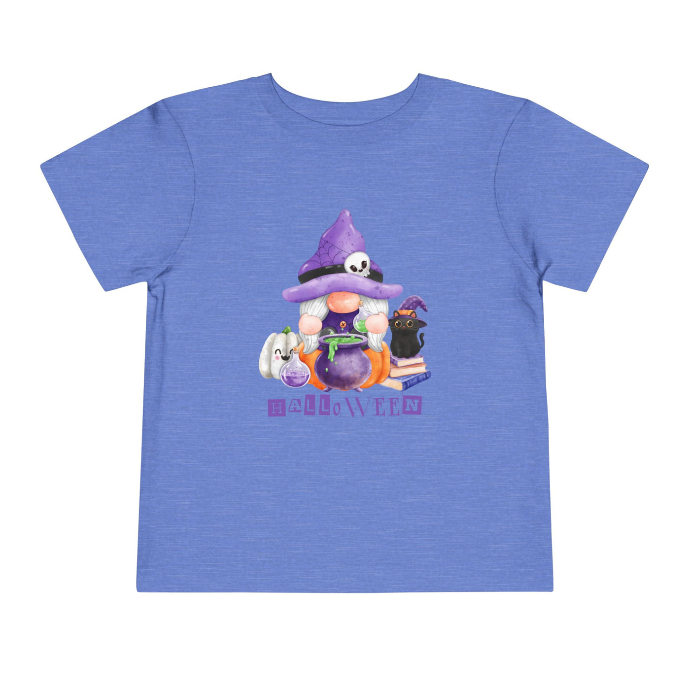 NOTALIFY Halloween Gnome Toddler TEE 1| Cute Fall Tee with Pumpkin | Soft Cotton Short Sleeve | Spooky Autumn Outfit for Kids