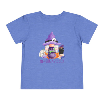 NOTALIFY Halloween Gnome Toddler TEE 1| Cute Fall Tee with Pumpkin | Soft Cotton Short Sleeve | Spooky Autumn Outfit for Kids