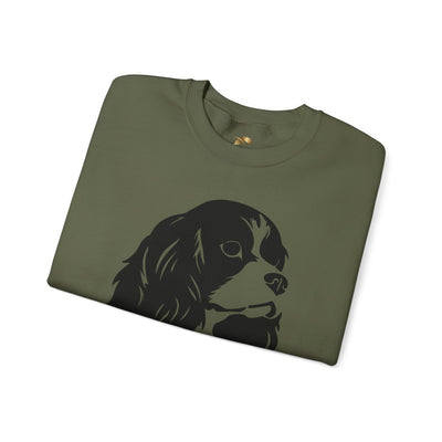 Cocker Spaniel Sweatshirt, Pet's Name Personalized Gift Idea, Cocker Spaniel Dog Owner Apparel, Custom Dog Paw Print Jumper, Comfy Crewneck - NOTALIFY