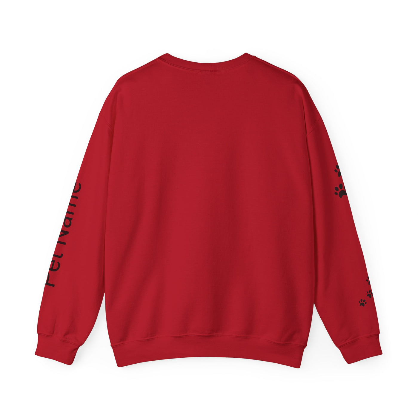 Pomeranian Lover Sweatshirt, Pet's Name Personalized Gift Idea, Pomeranian Dog Owner Apparel, Custom Dog Paw Print Jumper, Comfy Crewneck - NOTALIFY