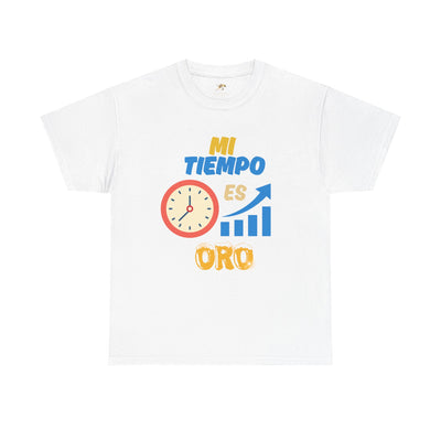 Mi Tiempo Es Oro Spanish Productivity T-Shirt | Time Management Motivational Tee | Entrepreneur Shirt | Focus and Hustle Shirt | Unisex