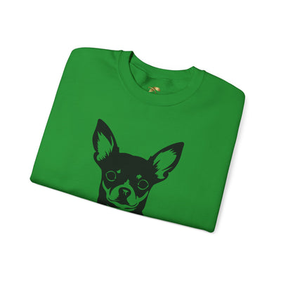 Chihuahua Lover Sweatshirt, Pet's Name Personalized Gift Idea, Chihuahua Dog Owner Apparel, Custom Dog Paw Print Jumper, Comfy Crewneck - NOTALIFY