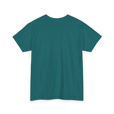 Unisex green t-shirt with "Be Kind, Rewind Often" message, retro and nostalgic style.