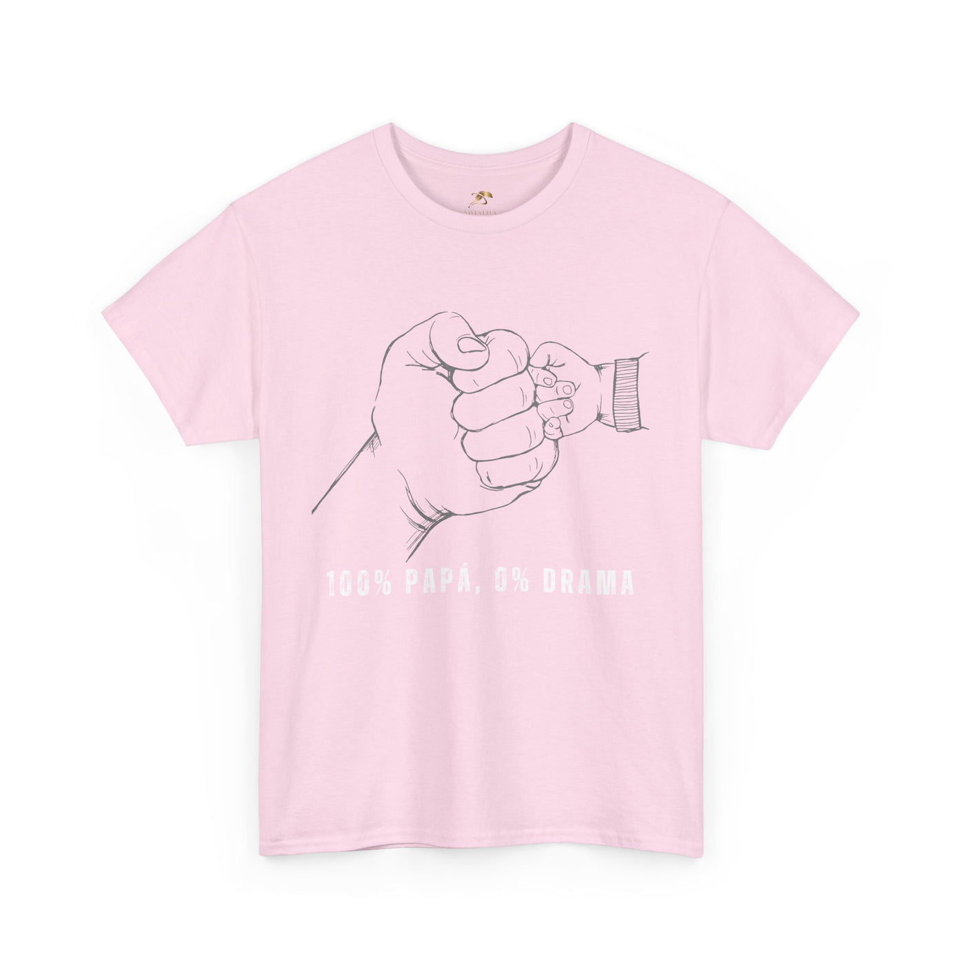 100 Percent Papá 0 Percent Drama Shirt | Funny Spanish Dad Tee | Fathers Day Gift for Dad| Cool Latino Dad Shirt | Parent Humor Graphic Tee