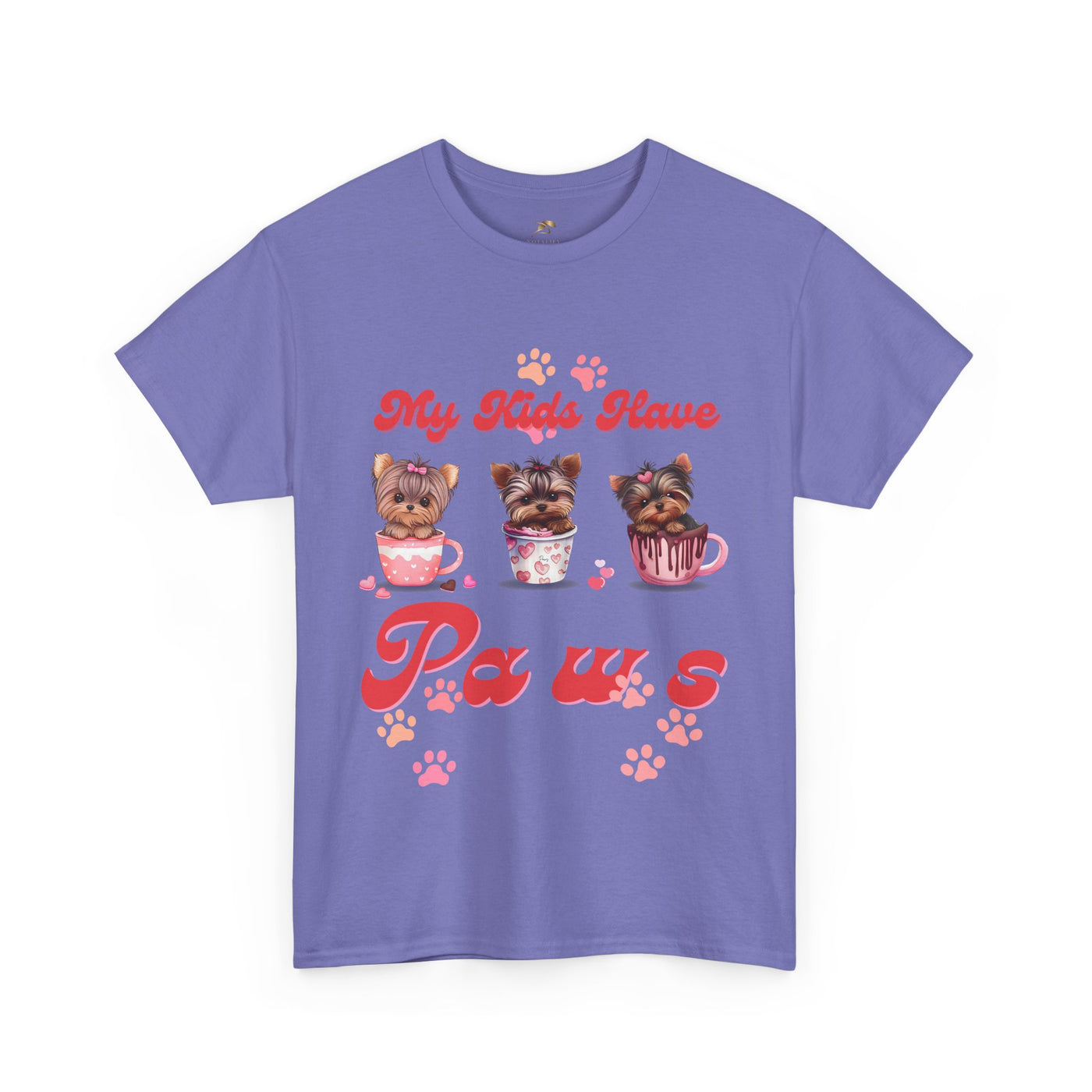 Dog Lover Unisex Tee, Animal Parent Tshirt, My Kids Have Paws Shirt, Cute Puppy Graphic Tee, Pet Owner Gift, Casual Dog Mom Dad Top - NOTALIFY