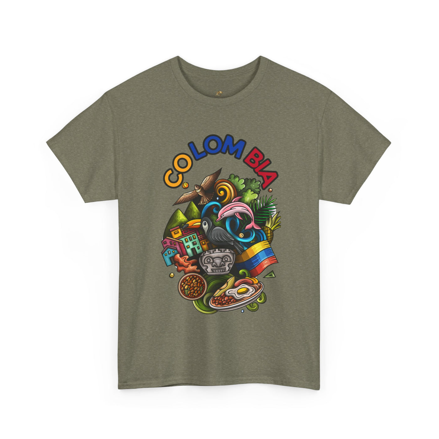 Colorful Unisex Heavy Cotton Tee with Joyful Message, Fun T-Shirt, Casual Wear, Gift for Friends, Summer Vibes, Festival Apparel - NOTALIFY