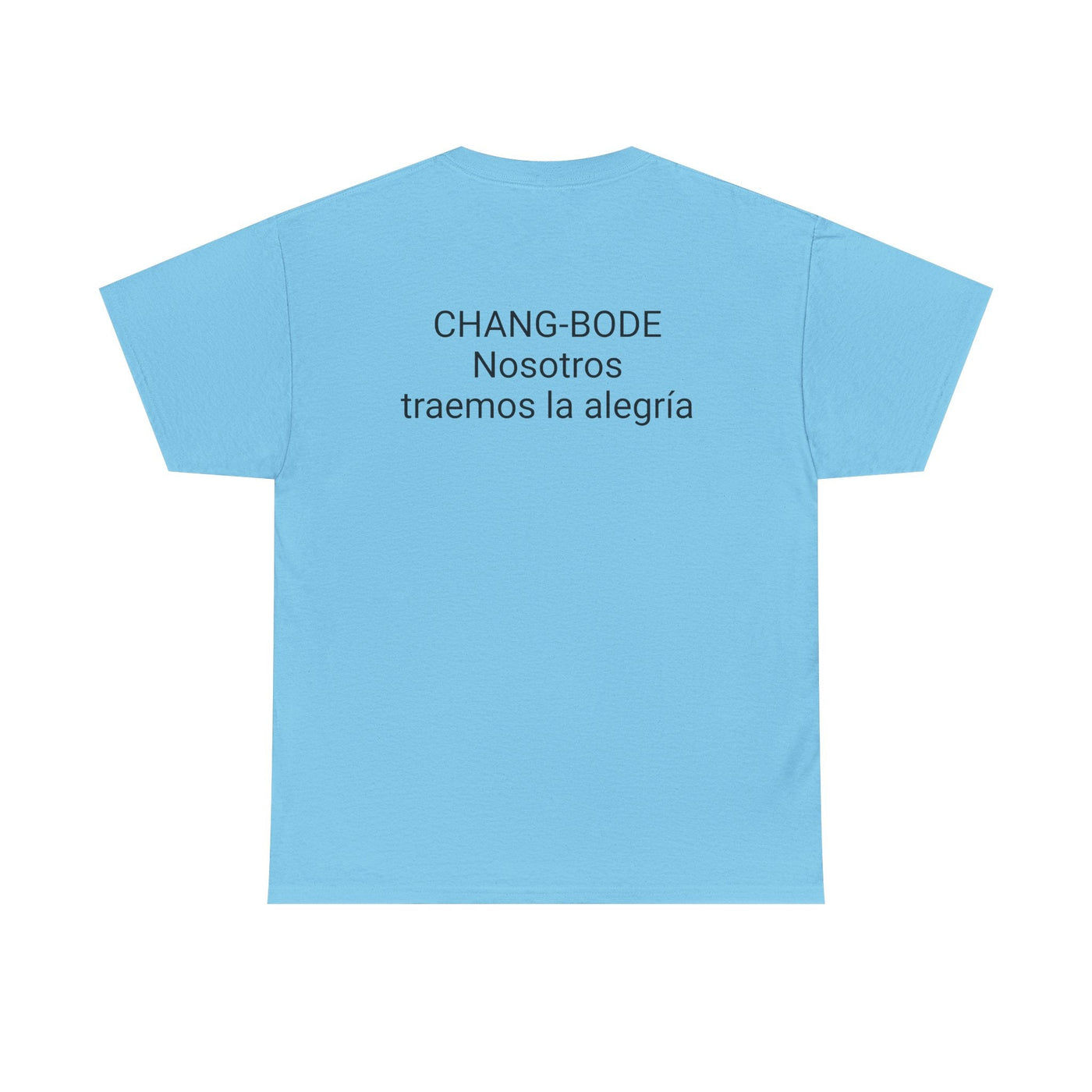 Colorful Unisex Heavy Cotton Tee with Joyful Message, Fun T-Shirt, Cas