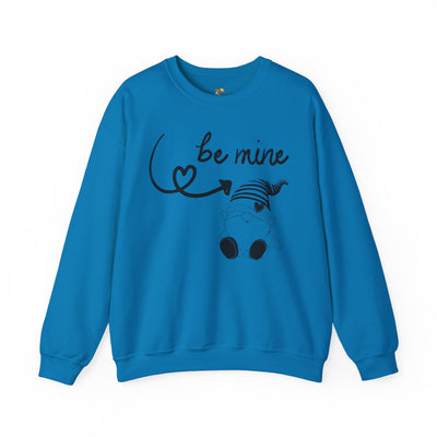 BE MINE Gnome Unisex Sweatshirt, Warm Crewneck Jumper, Comfy Pullover,