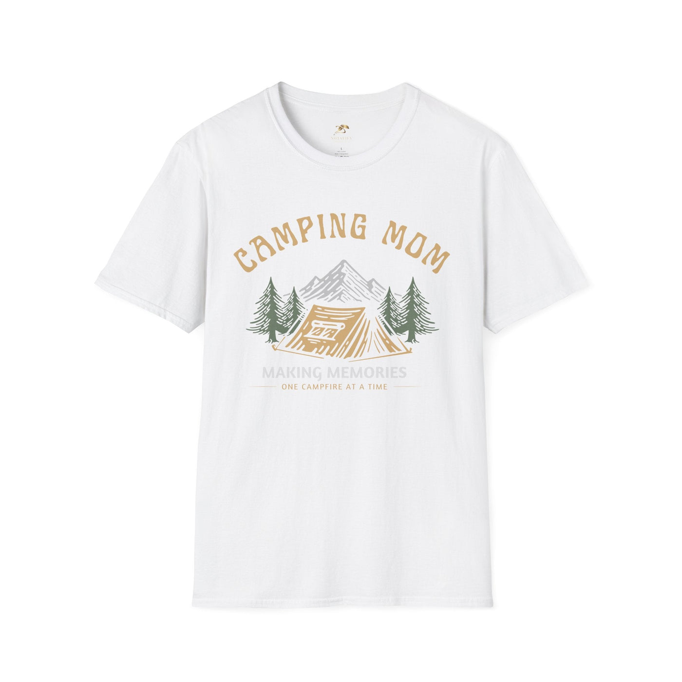 Camping Mom T-Shirt, Campfire Memories Tee, Outdoor Adventure Shirt, N