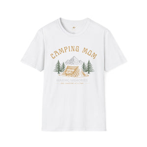 Camping Mom T-Shirt, Campfire Memories Tee, Outdoor Adventure Shirt, N