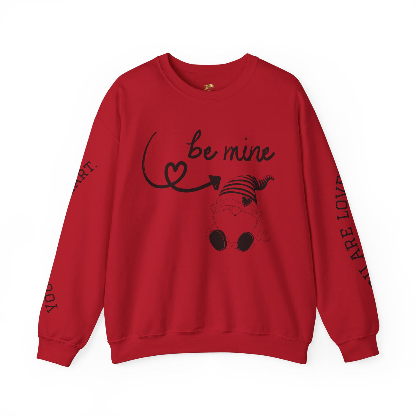 BE MINE Gnome Unisex Sweatshirt, Cozy Crewneck Jumper, Soft Pullover, Gender-Neutral Sweater, Casual Winter Shirt - NOTALIFY
