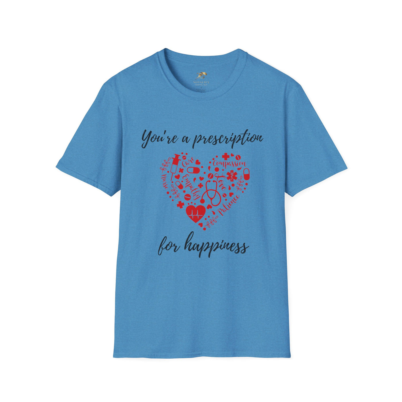 Love Prescription T-Shirt, Valentine's Day Gift, Couples Shirt, Enamorados Tee, San Valentin Apparel, Feb 14 Top - NOTALIFY