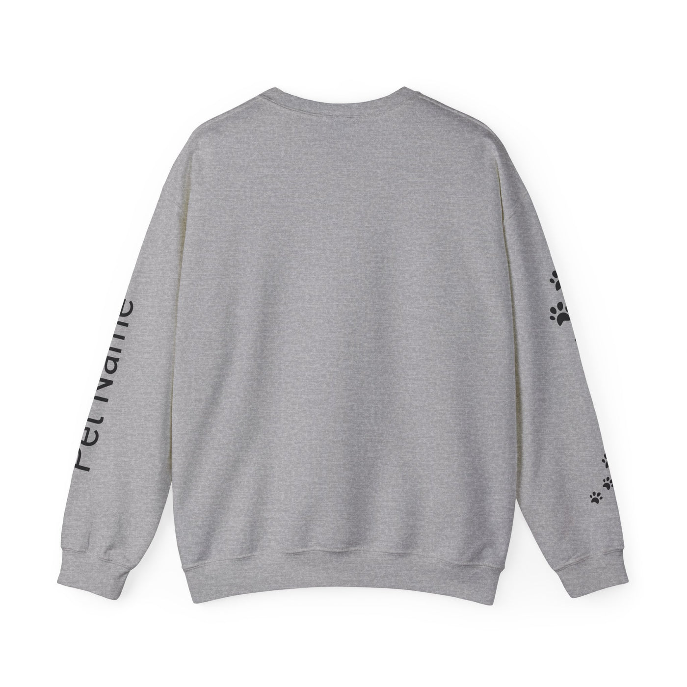 Damatian Dog Lover Sweatshirt, Pet's Name Personalized Gift Idea, Frenchie Dog Owner Apparel, Custom Dog Paw Print Jumper, Comfy Crewneck