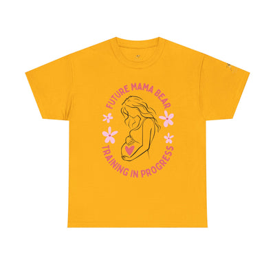 Maternity T-Shirt, Future Mama Bear, Training in Progress, Pregnancy Announcement Shirt, Baby Shower Gift, Gender Reveal Top, Mother's Day - NOTALIFY