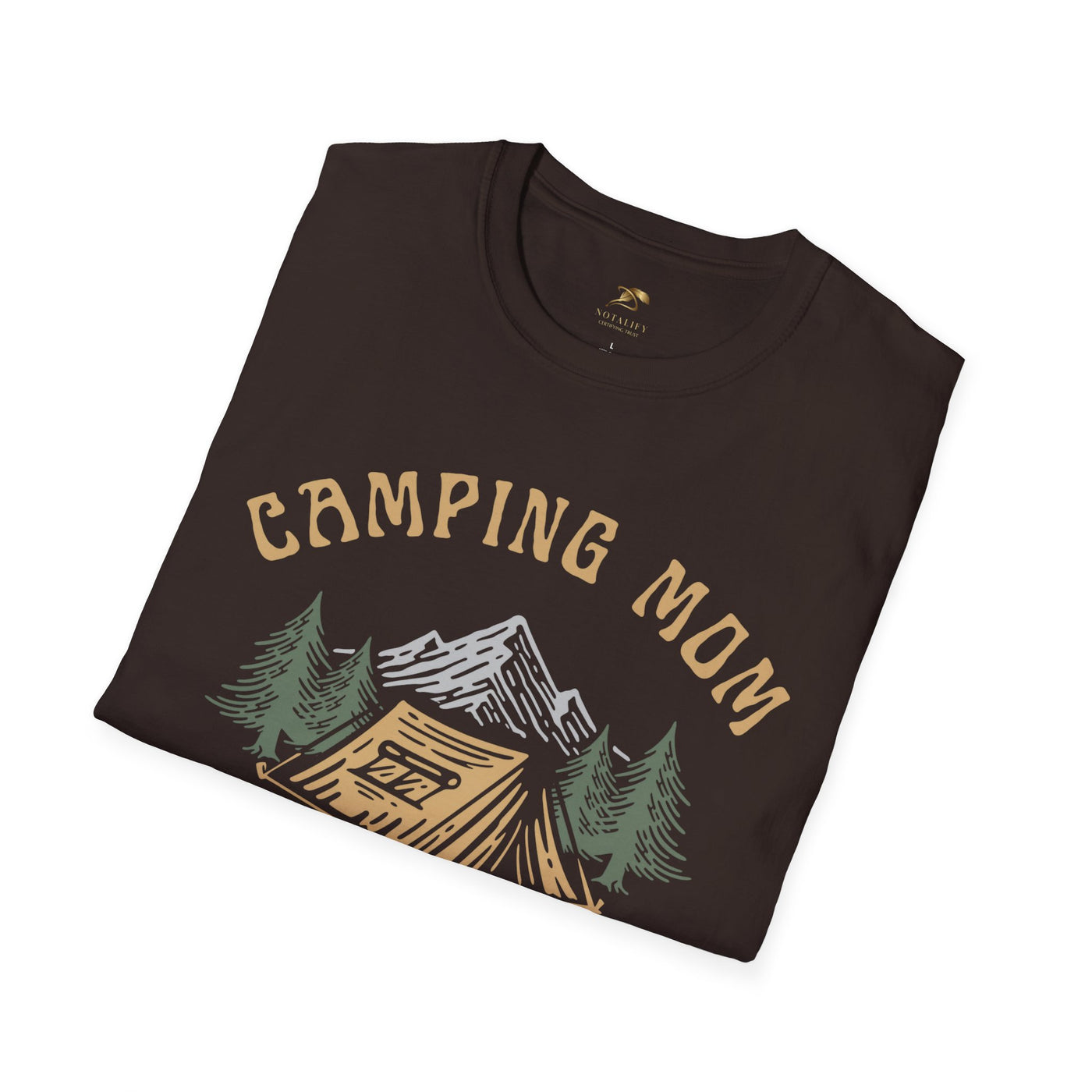 Camping Mom T-Shirt, Campfire Memories Tee, Outdoor Adventure Shirt, Nature Lover Gift, Family Camping Top, Mother's Day, Mom Memories - NOTALIFY