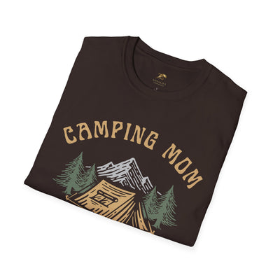 Camping Mom T-Shirt, Campfire Memories Tee, Outdoor Adventure Shirt, Nature Lover Gift, Family Camping Top, Mother's Day, Mom Memories - NOTALIFY